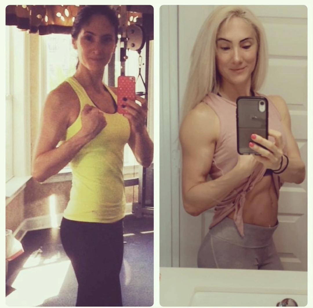 Fit 2 Live client transformation — before and after
